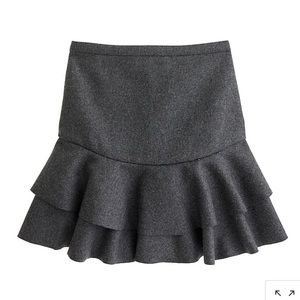 J. Crew Ruffle Skirt